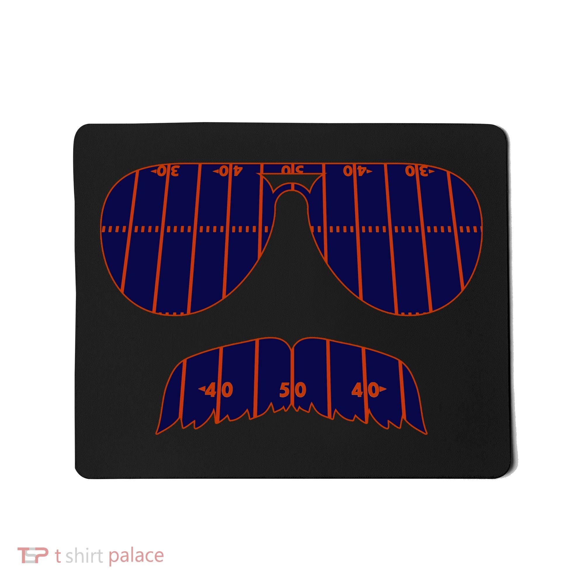 Strange Cargo Football Ditka Glasses And Stache Mousepad