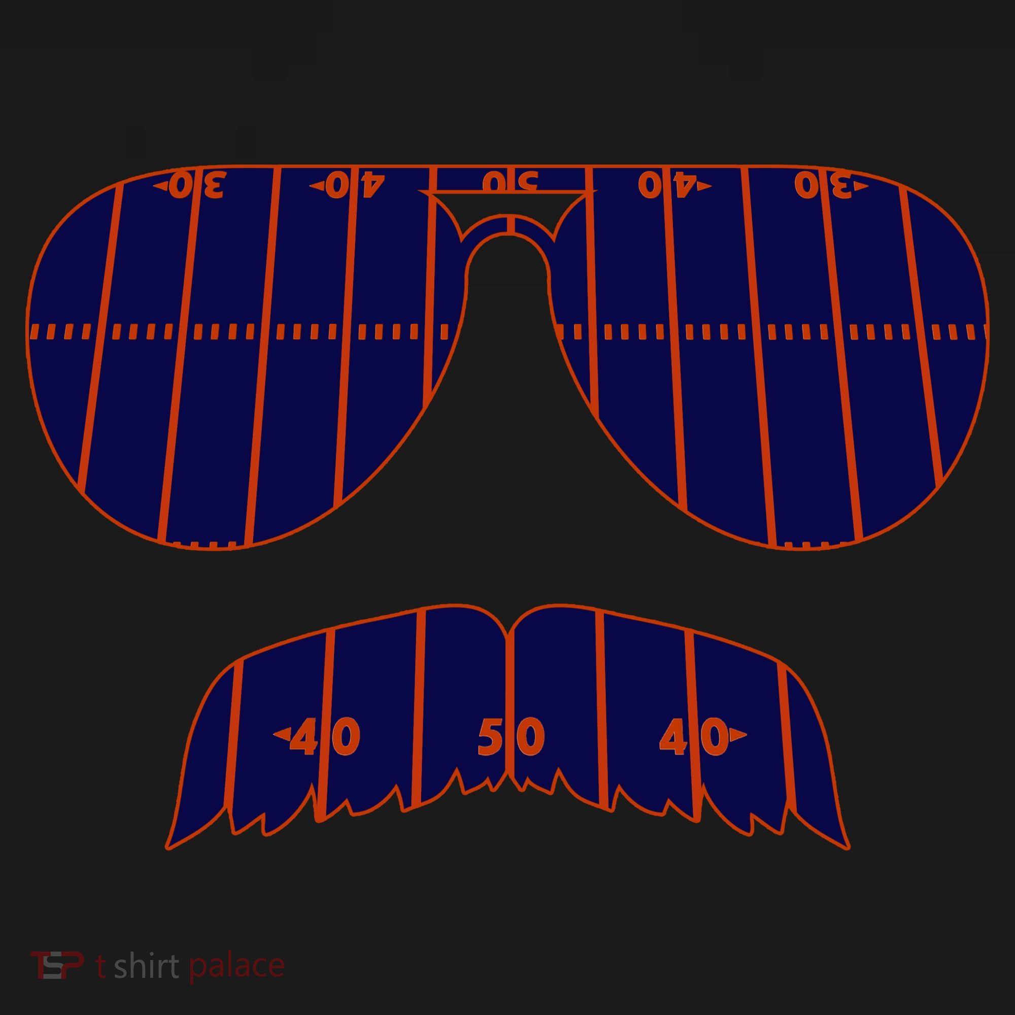 Strange Cargo Football Ditka Glasses And Stache Mousepad