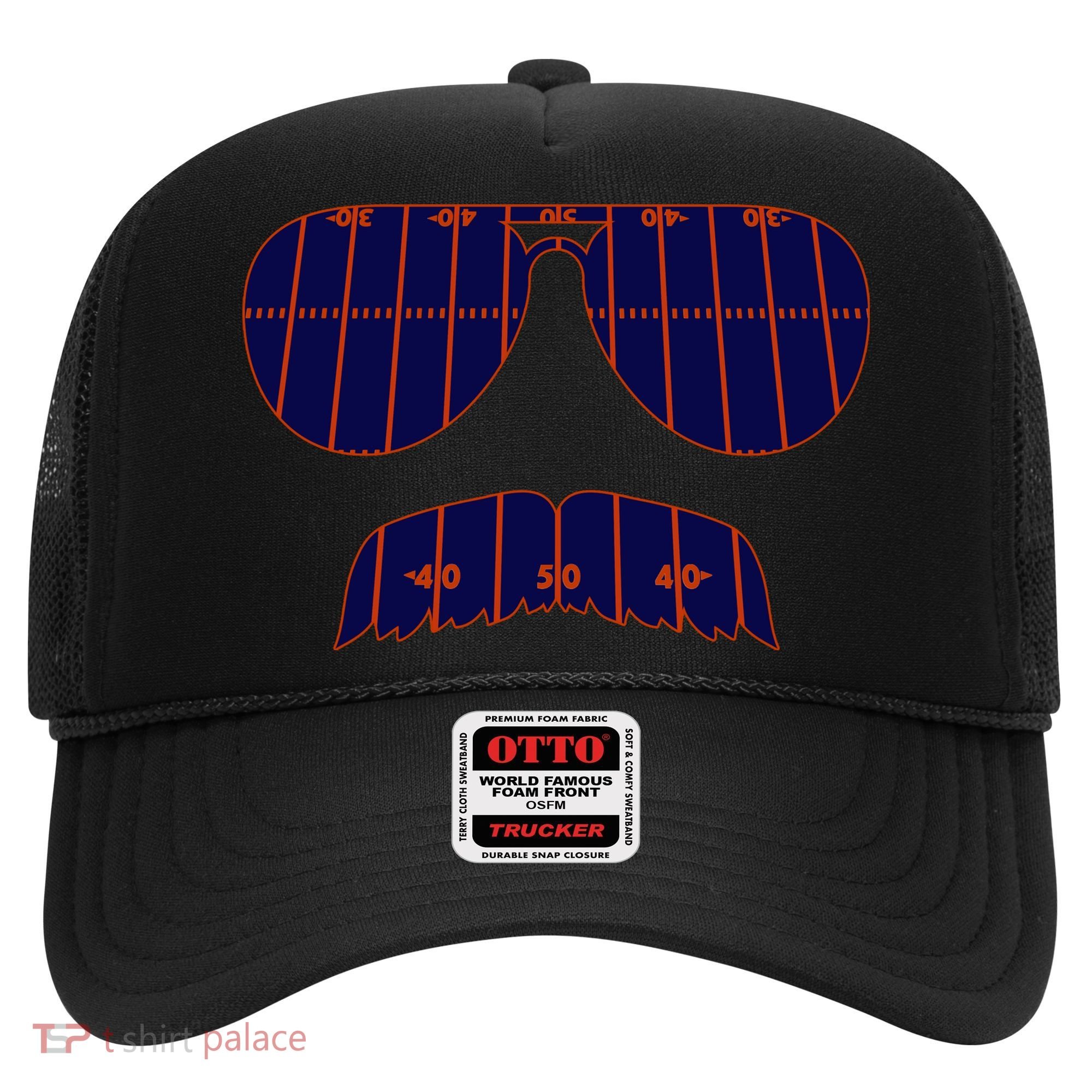 Strange Cargo Football Ditka Glasses And Stache Hat