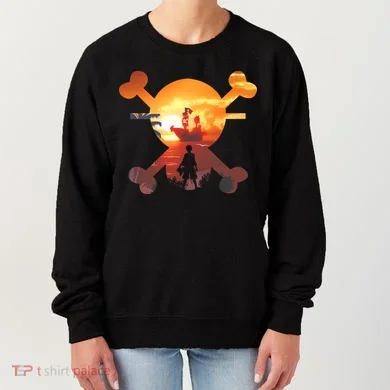 Straw Hat Prate Crew Crossbones Women's Sweatshirt