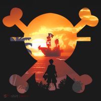 Straw Hat Prate Crew Crossbones Long Sleeve Shirt thumb 2