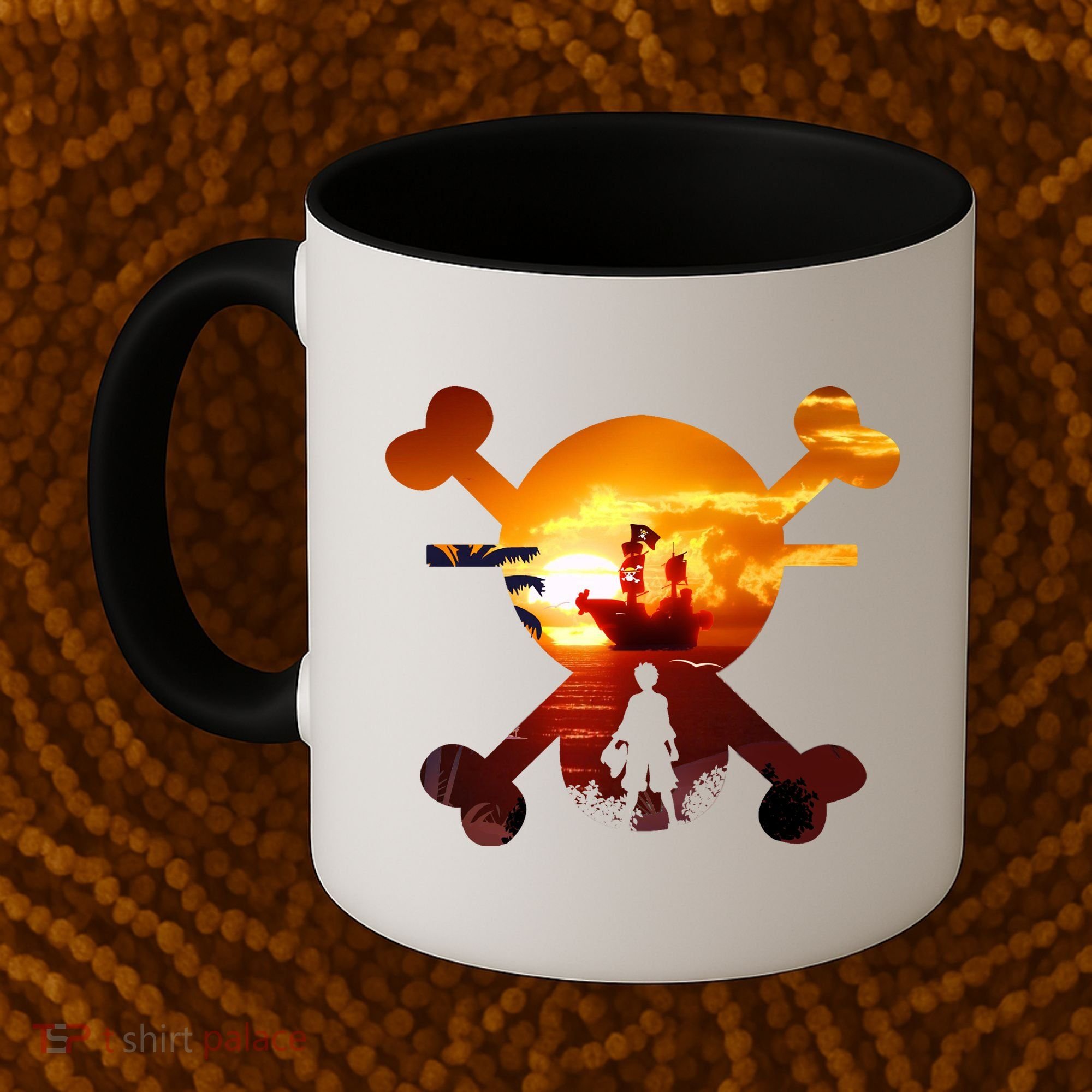 Straw Hat Prate Crew Crossbones Coffee Mug