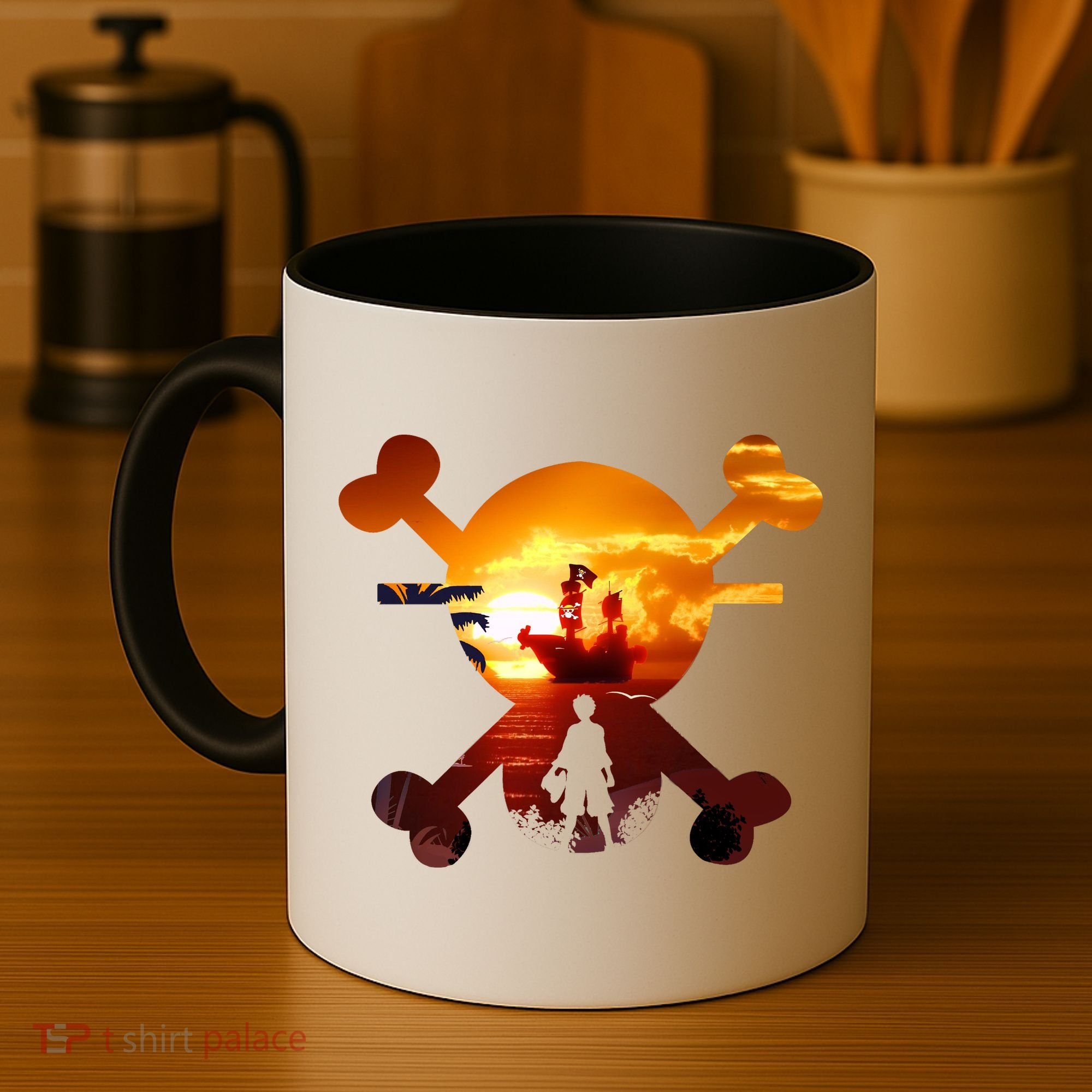 Straw Hat Prate Crew Crossbones Coffee Mug