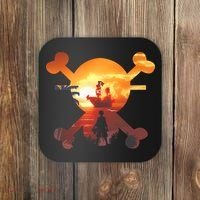 Straw Hat Prate Crew Crossbones Coaster thumb 0