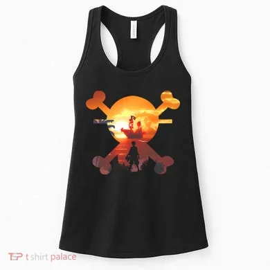 Straw Hat Prate Crew Crossbones Women's Tank Top
