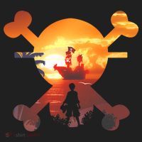 Straw Hat Prate Crew Crossbones Golf Towel thumb 3