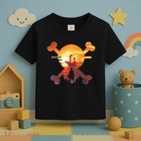 Straw Hat Prate Crew Crossbones Toddler T-Shirt thumb 3