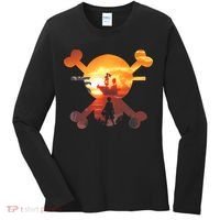 Straw Hat Prate Crew Crossbones Women's Long Sleeve Shirt thumb 0