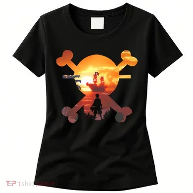 Straw Hat Prate Crew Crossbones Women's T-Shirt