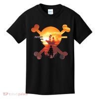 Straw Hat Prate Crew Crossbones Kids T-Shirt thumb 0