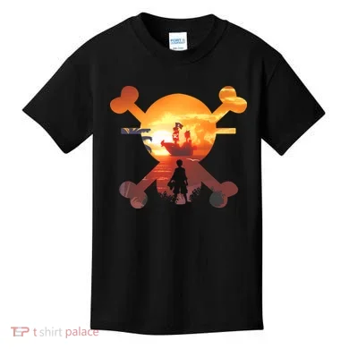 Straw Hat Prate Crew Crossbones Kids T-Shirt