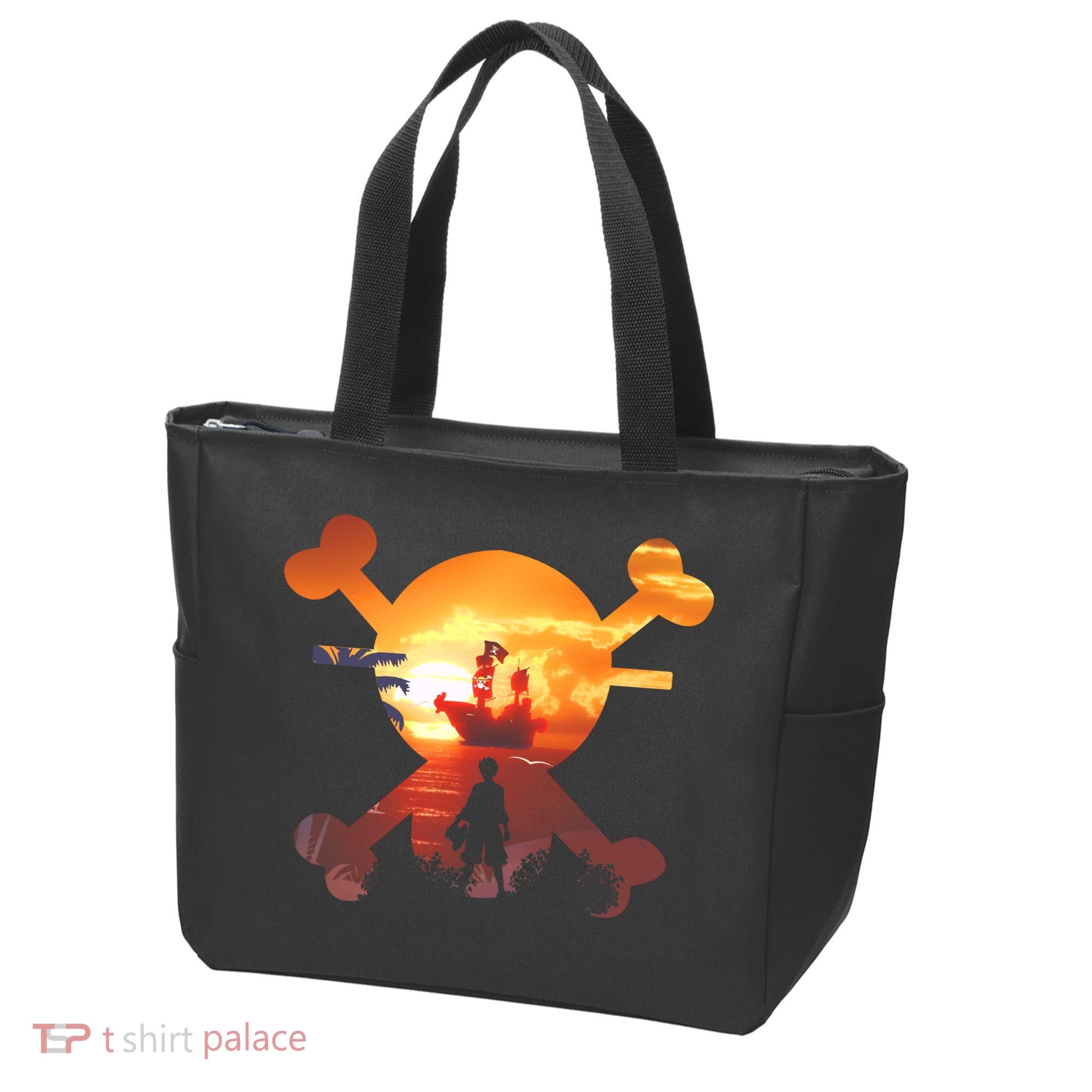 Straw Hat Prate Crew Crossbones Tote Bag