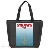 Straws Suck End Plastic Pollution Tote Bag thumb 0