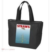 Straws Suck End Plastic Pollution Tote Bag thumb 3