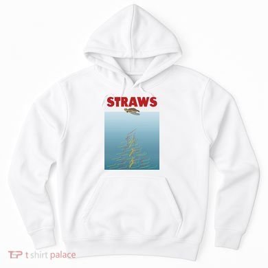 Straws Suck End Plastic Pollution Hoodie
