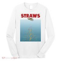 Straws Suck End Plastic Pollution Long Sleeve Shirt thumb 0