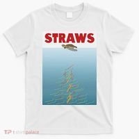 Straws Suck End Plastic Pollution T-Shirt thumb 0