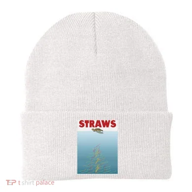 Straws Suck End Plastic Pollution Beanie