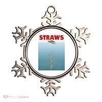 Straws Suck End Plastic Pollution Ornament thumb 0