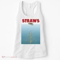 Straws Suck End Plastic Pollution Women's Tank Top thumb 0