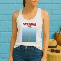 Straws Suck End Plastic Pollution Women's Tank Top thumb 2