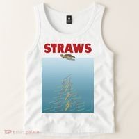 Straws Suck End Plastic Pollution Tank Top thumb 2