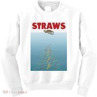 Straws Suck End Plastic Pollution Kids Sweatshirt thumb 0