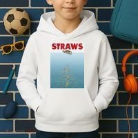 Straws Suck End Plastic Pollution Kids Hoodie thumb 2