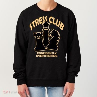Stress Club Confidently Overthinking Women's Sweatshirt