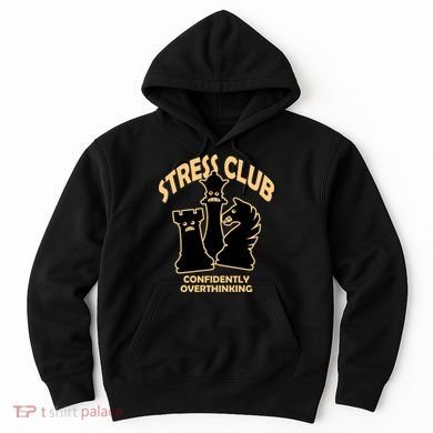Stress Club Confidently Overthinking Hoodie