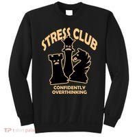 Stress Club Confidently Overthinking Sweatshirt thumb 0