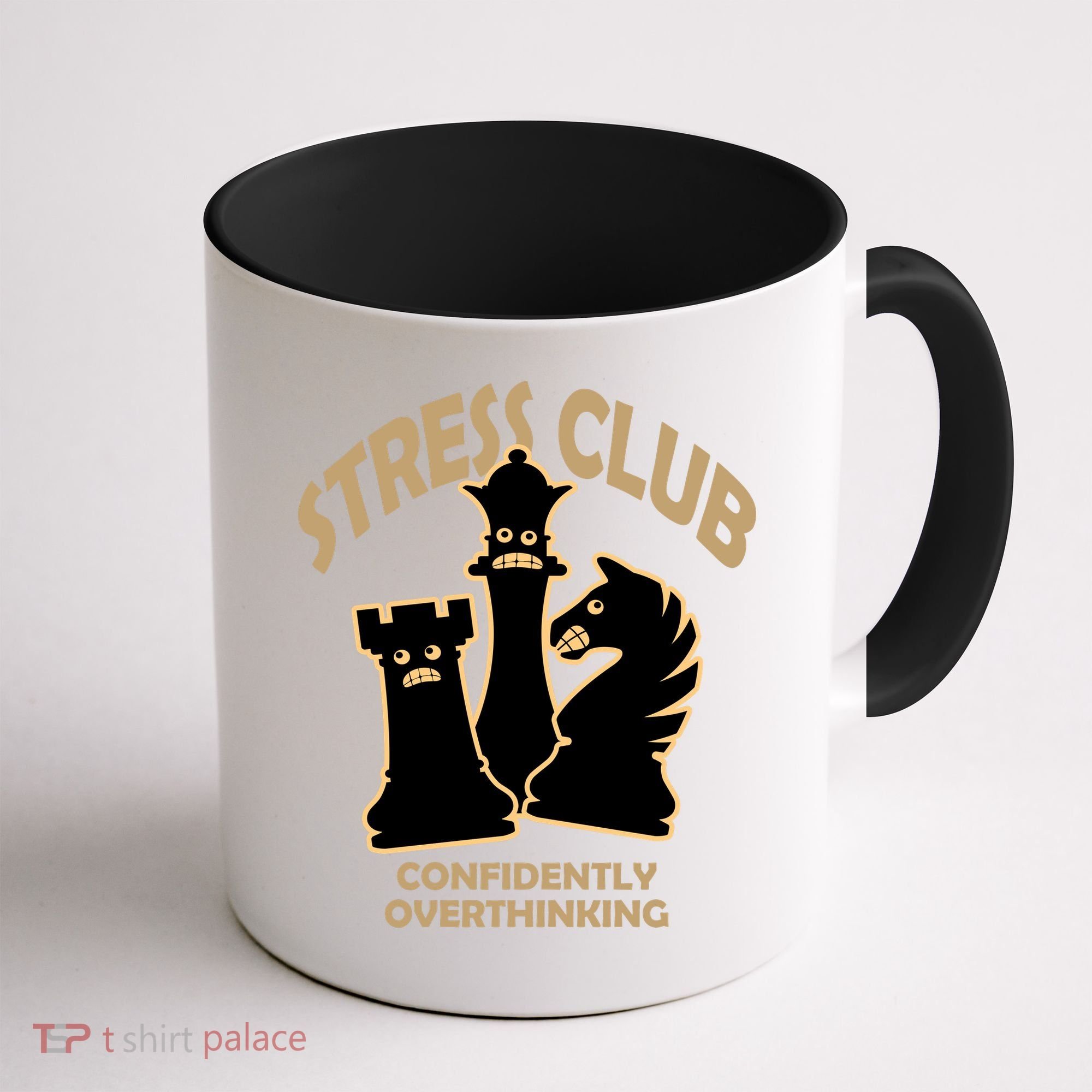 Stress Club Confidently Overthinking Coffee Mug