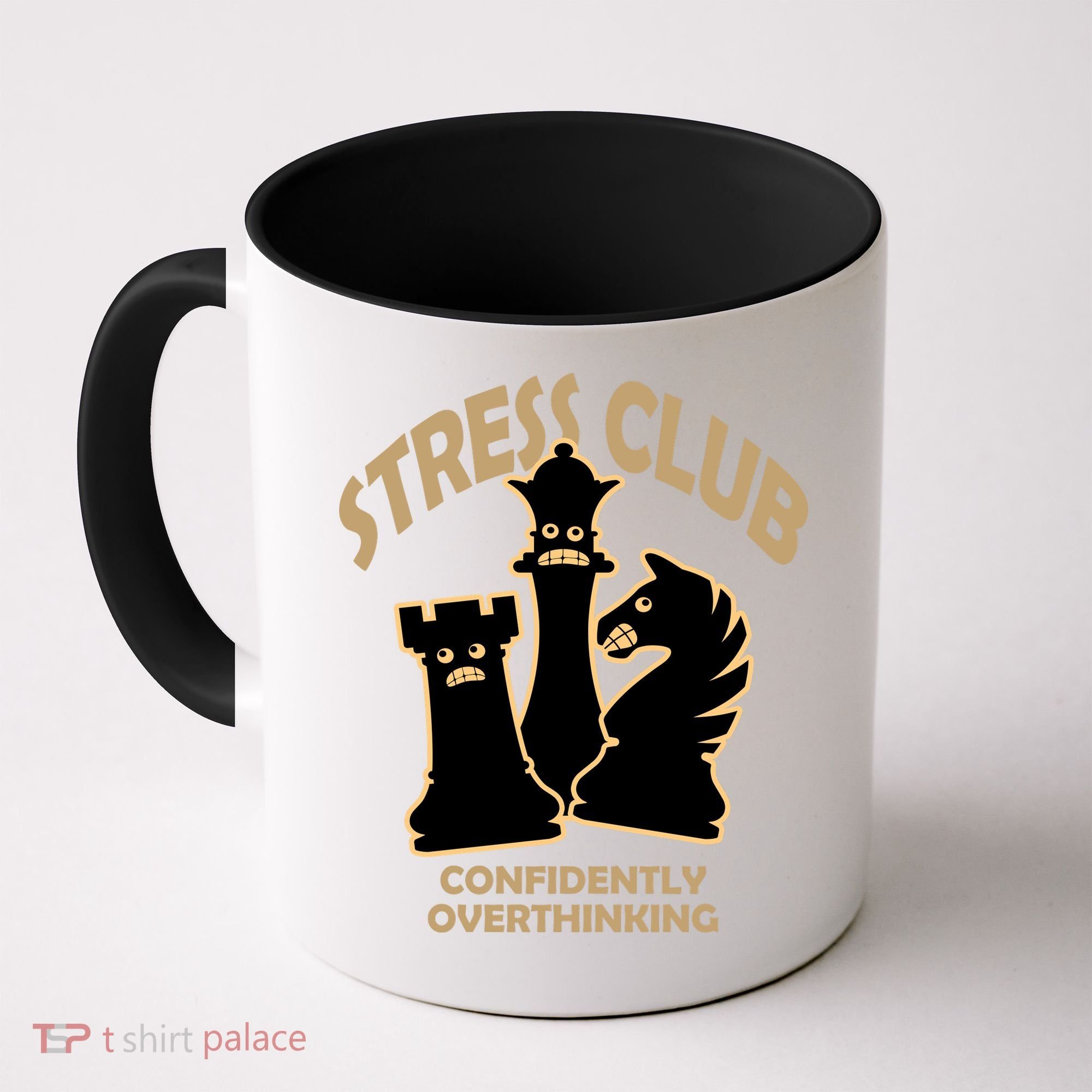 Stress Club Confidently Overthinking Coffee Mug