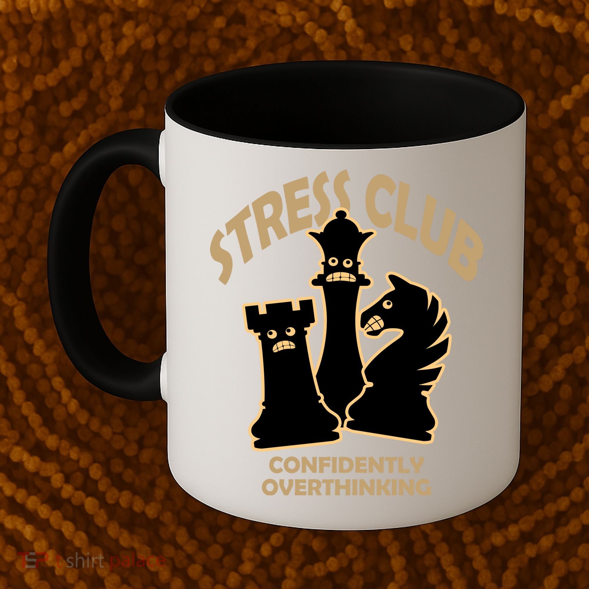 Stress Club Confidently Overthinking Coffee Mug