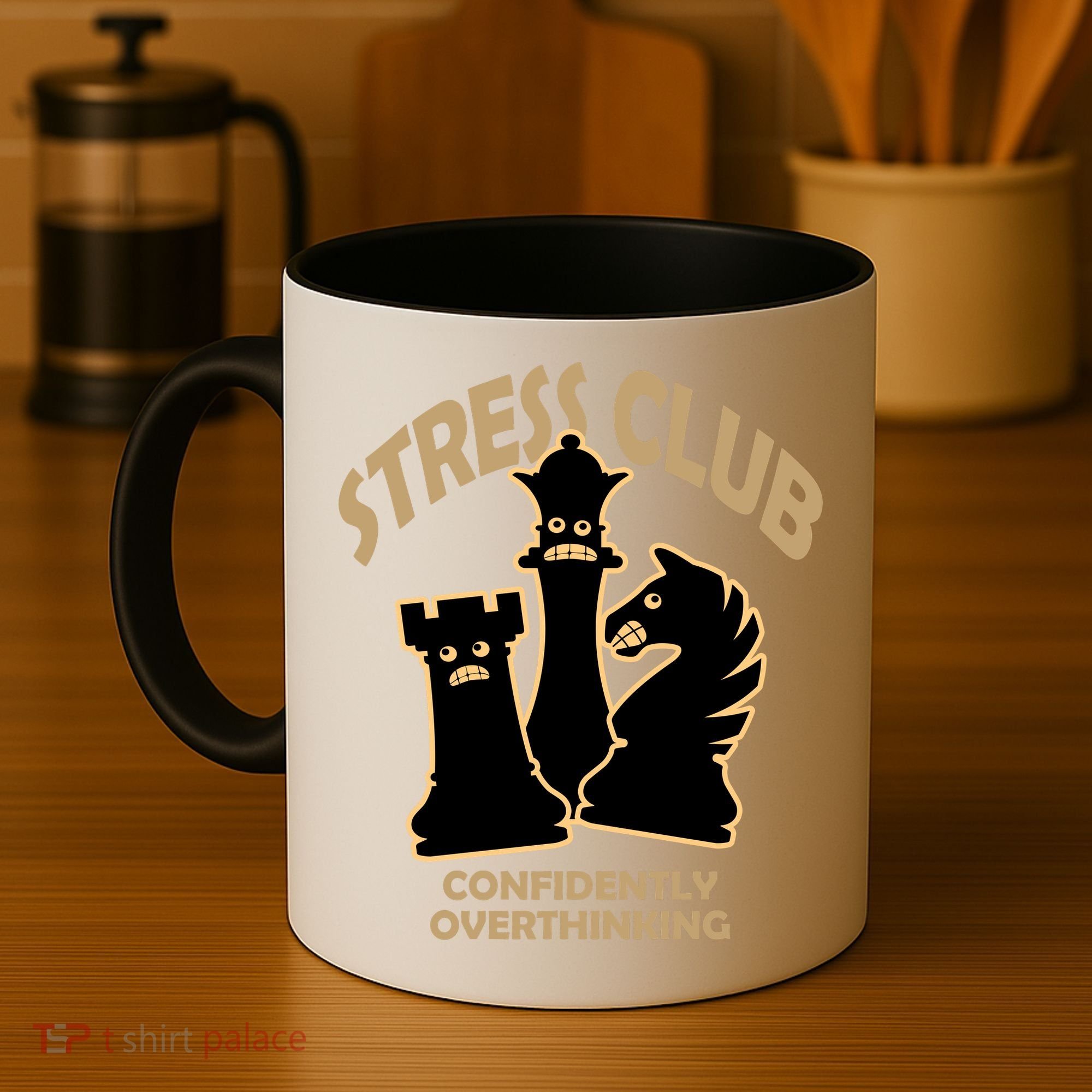Stress Club Confidently Overthinking Coffee Mug
