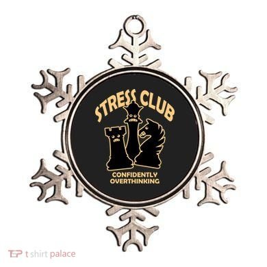 Stress Club Confidently Overthinking Ornament