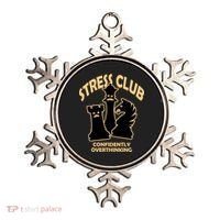 Stress Club Confidently Overthinking Ornament thumb 0