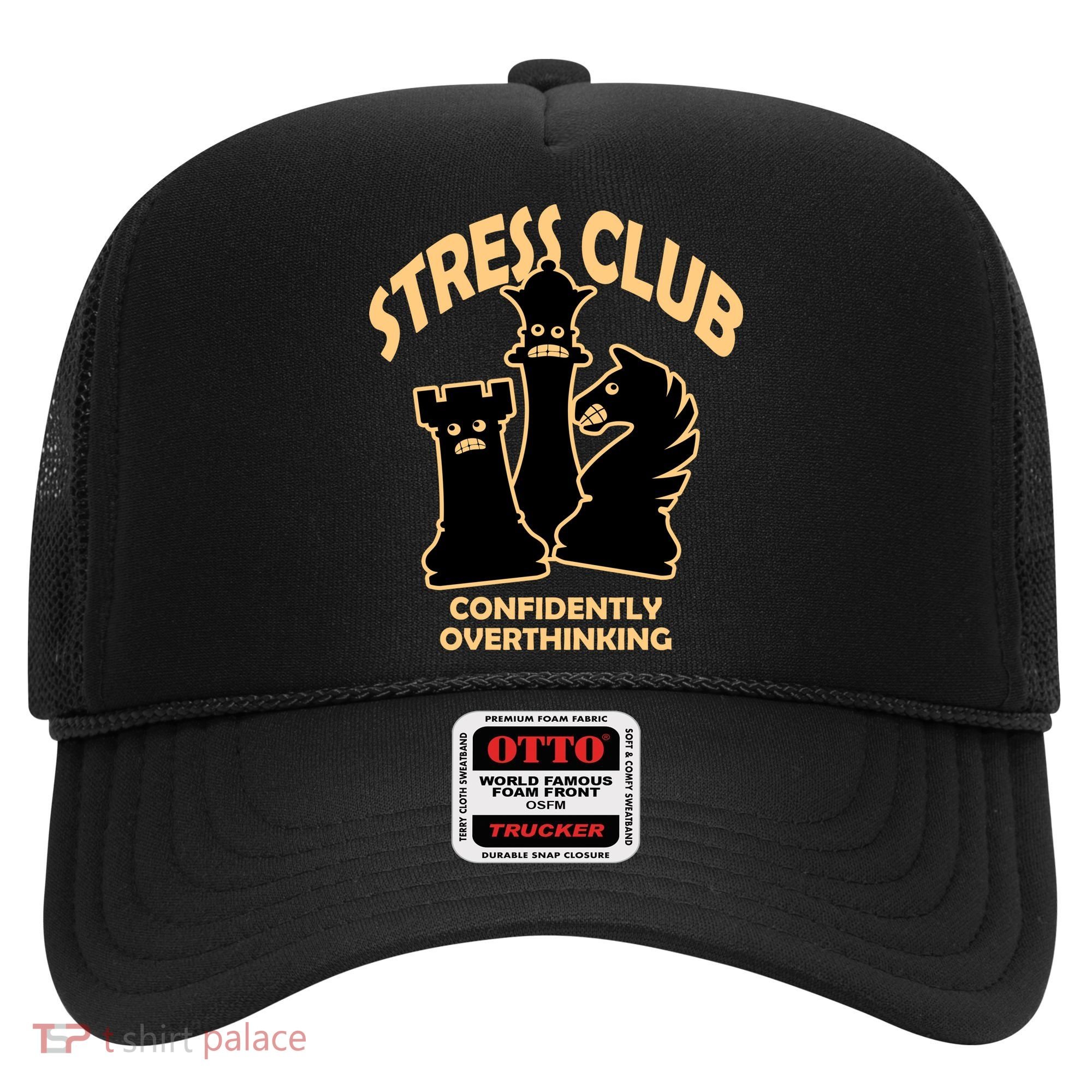 Stress Club Confidently Overthinking Hat