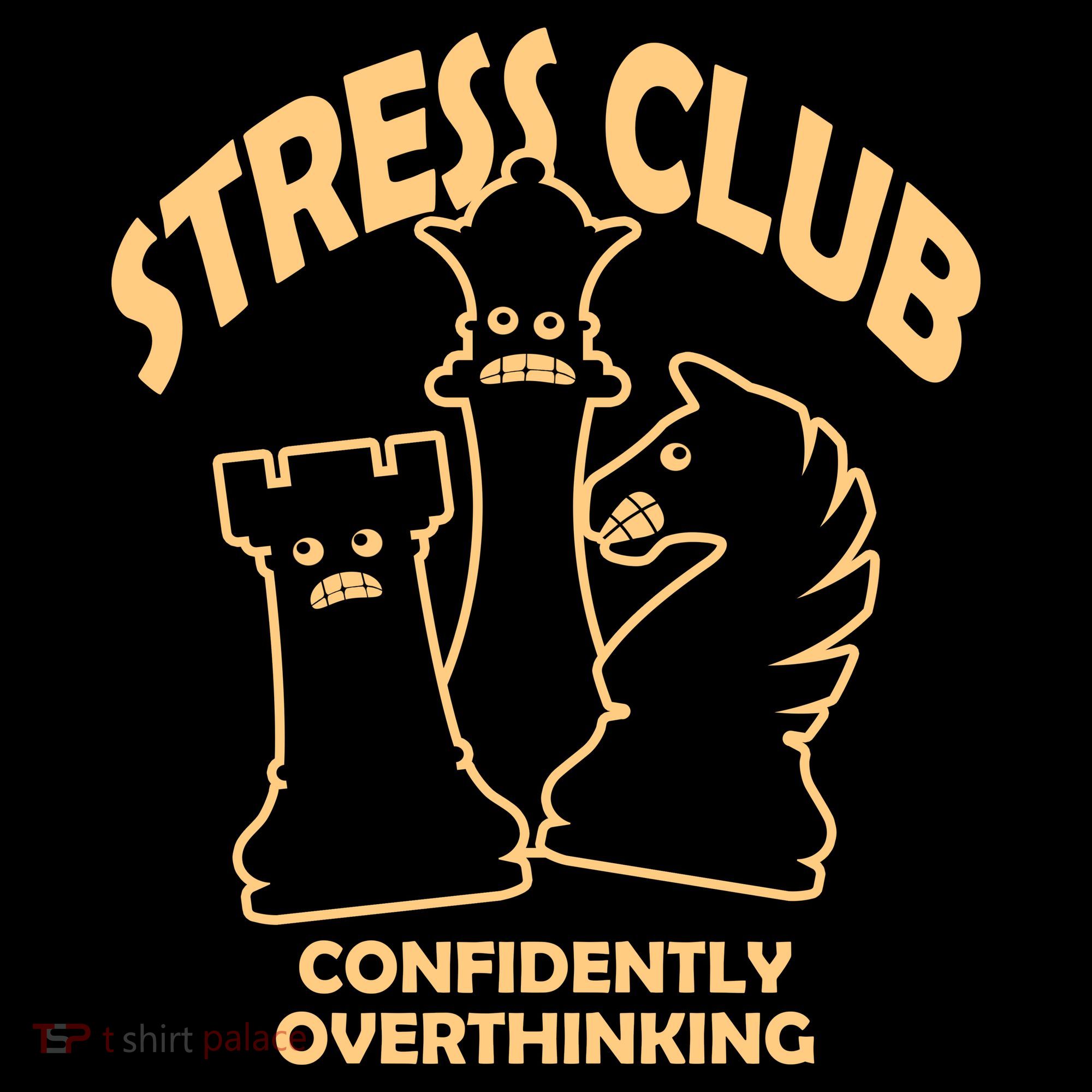 Stress Club Confidently Overthinking Women's Long Sleeve Shirt