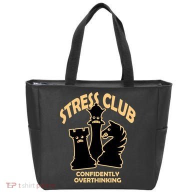 Stress Club Confidently Overthinking Tote Bag