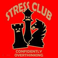 Stress Club Confidently Overthinking Santa Hat thumb 1