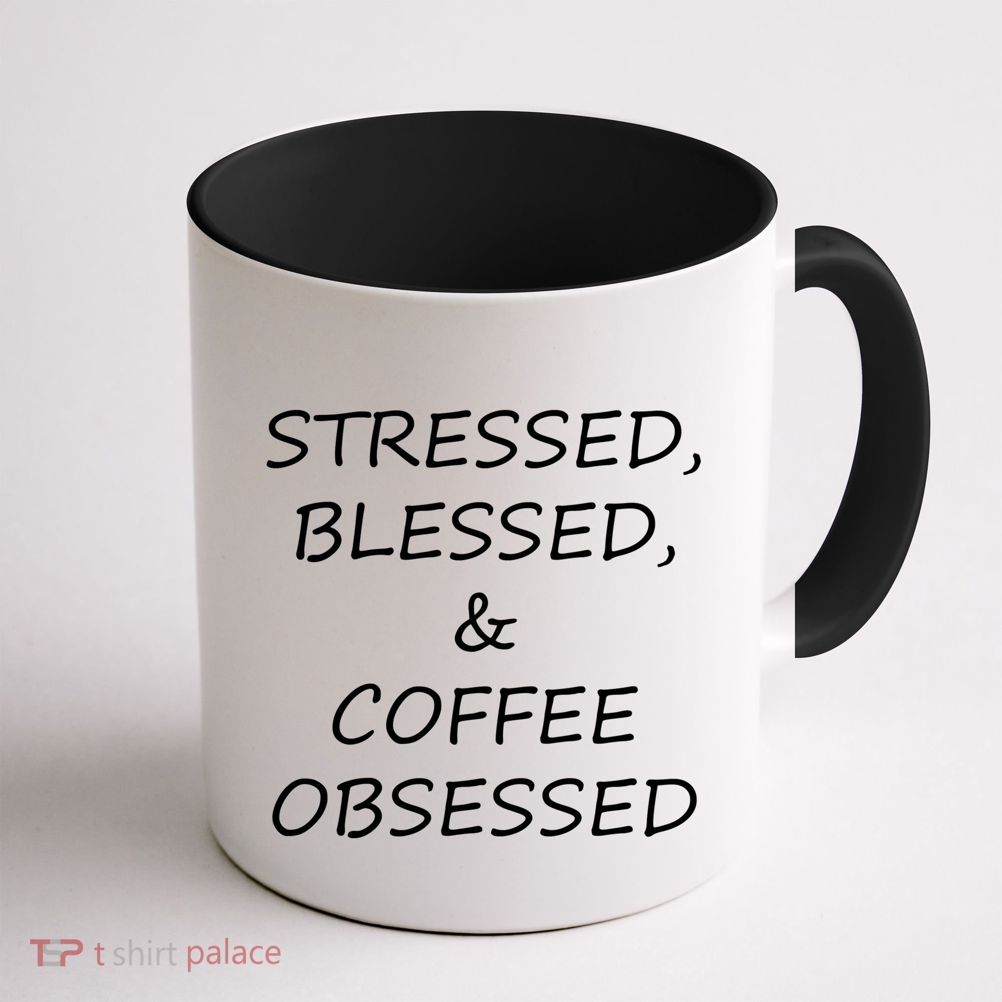 Stressed Bless Coffee Obsessed Coffee Mug