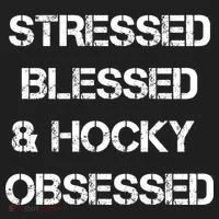 Stressed Blessed Hockey Obsessed Women's Sweatshirt thumb 2