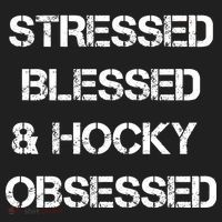 Stressed Blessed Hockey Obsessed Hat thumb 2