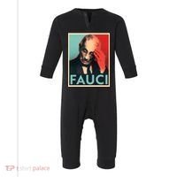 Stressed Dr Fauci Election Infant Fleece One Piece thumb 0