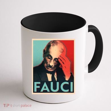 Stressed Dr Fauci Election Coffee Mug back