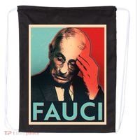 Stressed Dr Fauci Election Drawstring Bag thumb 0
