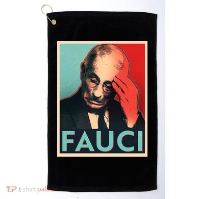 Stressed Dr Fauci Election Golf Towel