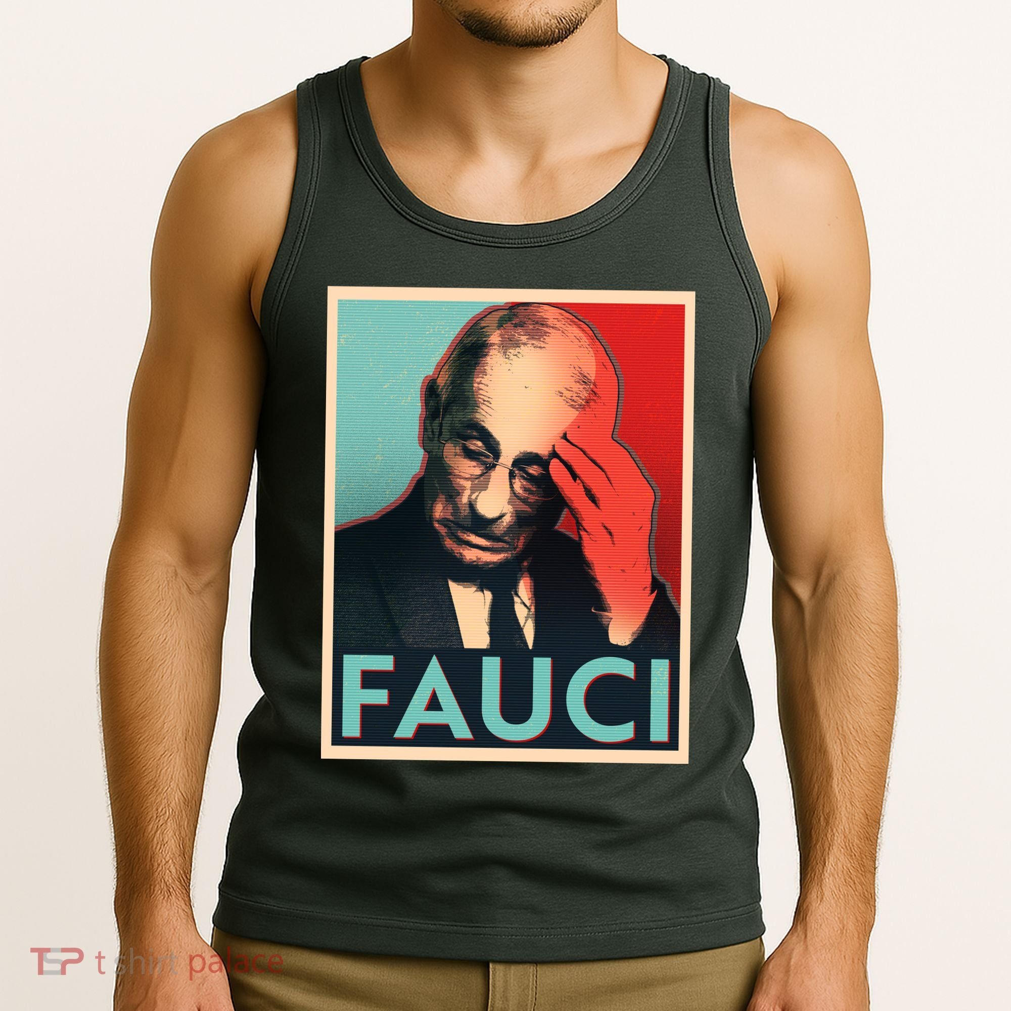 Stressed Dr Fauci Election Tank Top