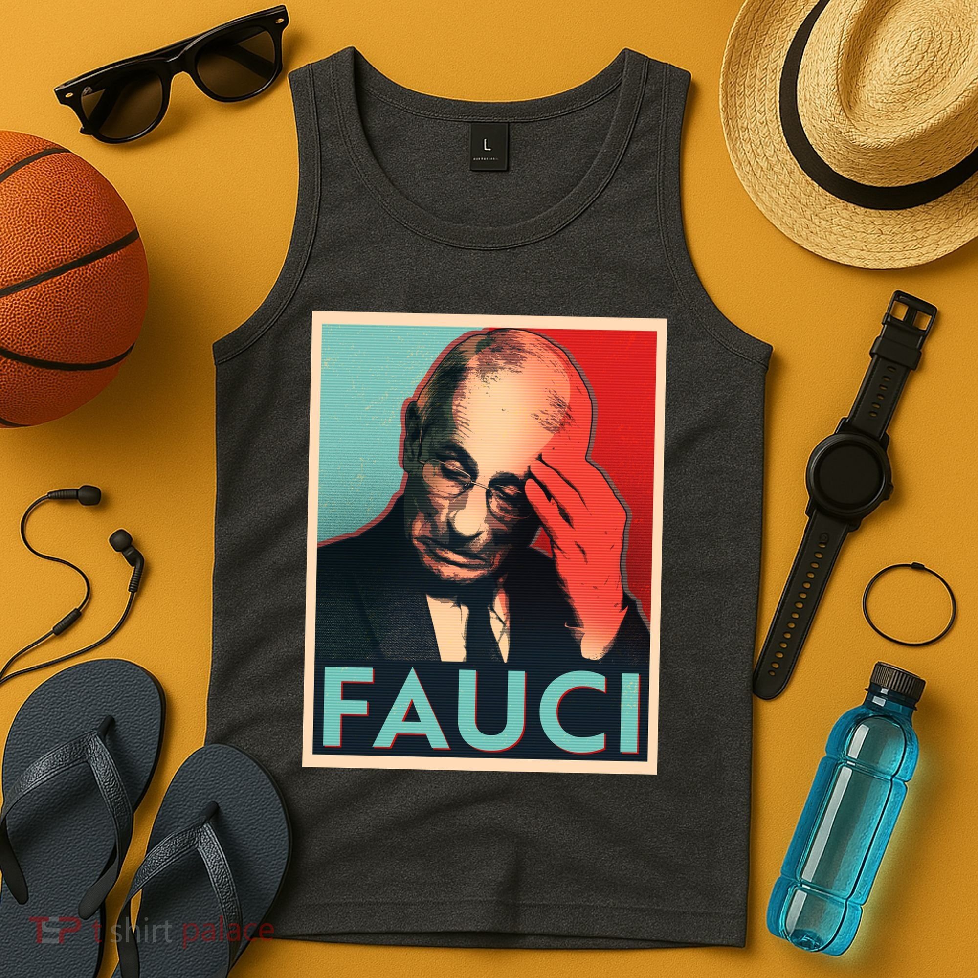Stressed Dr Fauci Election Tank Top